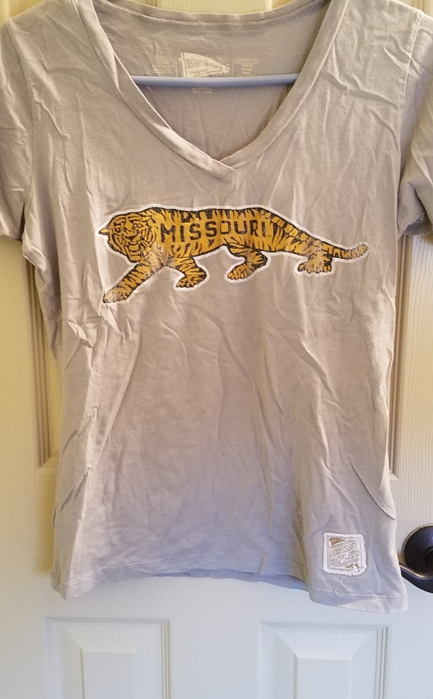 Missouri MU Tiger team spirit L cotton grey
